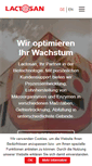 Mobile Screenshot of lactosan.at